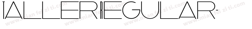 Taller Regular字体转换